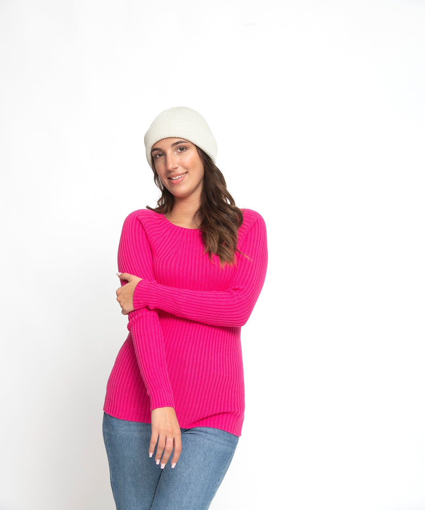 AMALIA Pull sans couture en coton biologique