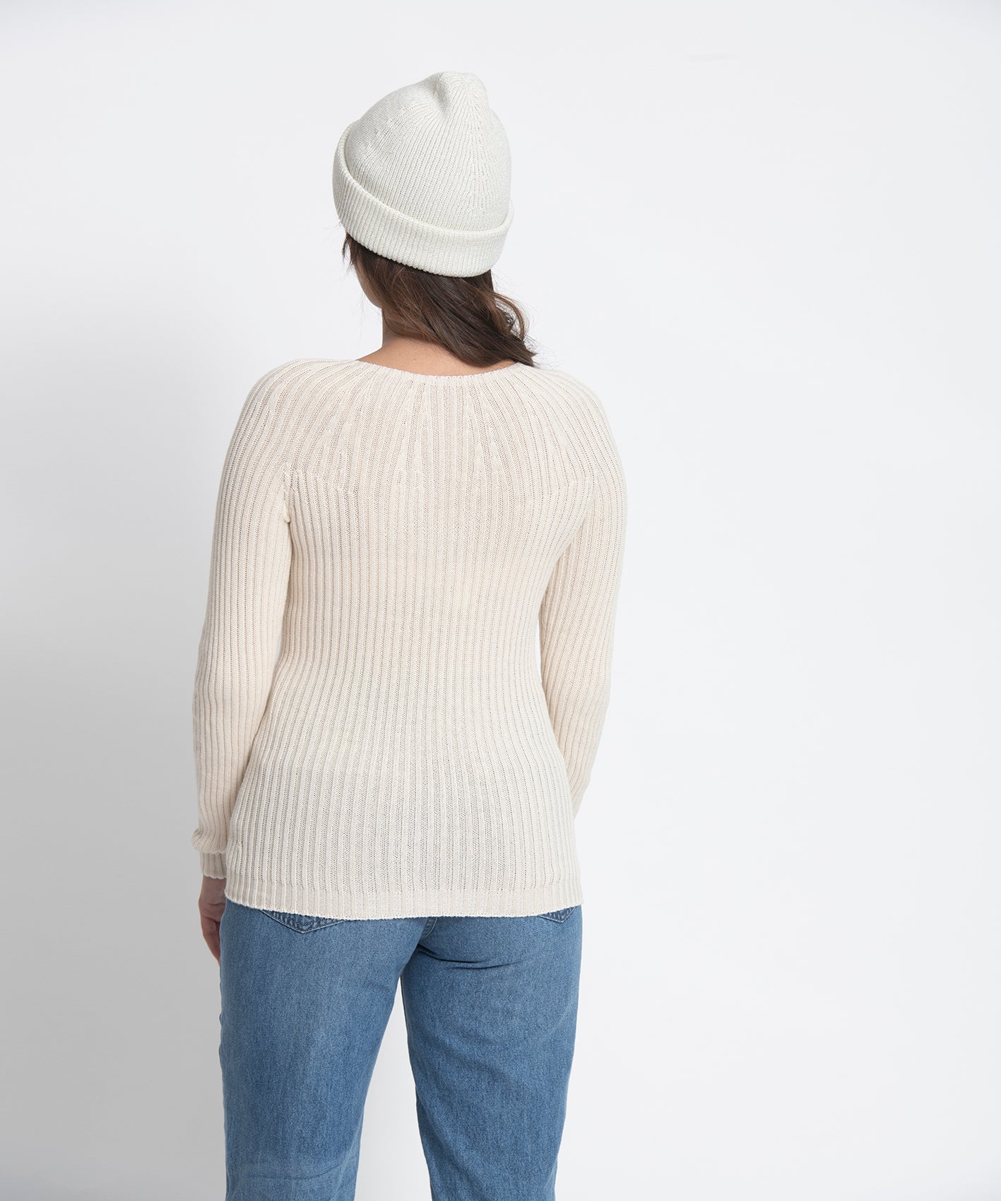 AMALIA Pull sans couture en coton biologique