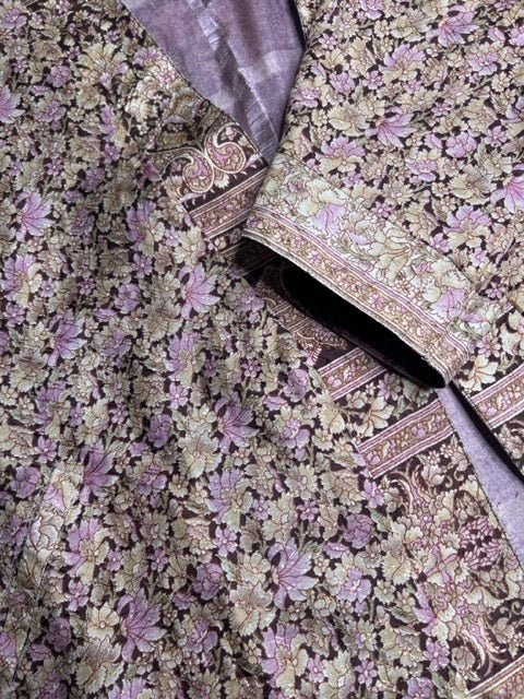AVATARA Kimono court réversible en soie