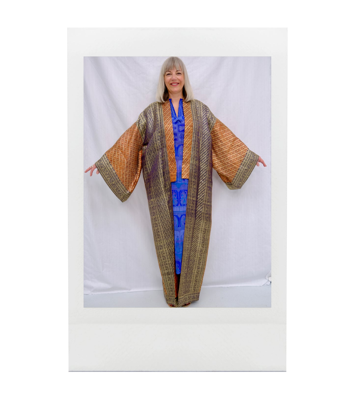 COCHIN Kimono japonais soie recyclée