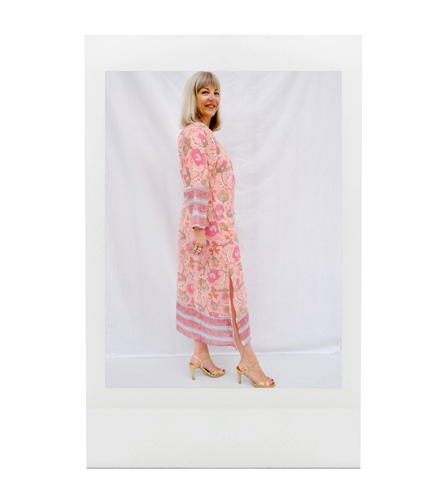 AVADHI Robe voile de coton imprimé (Copie)