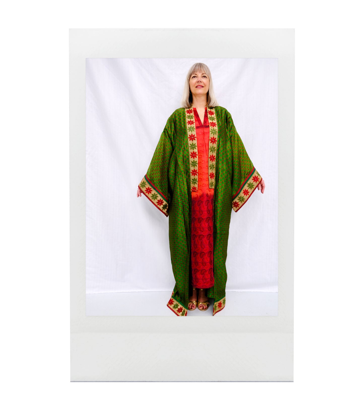 COCHIN Kimono japonais soie recyclée