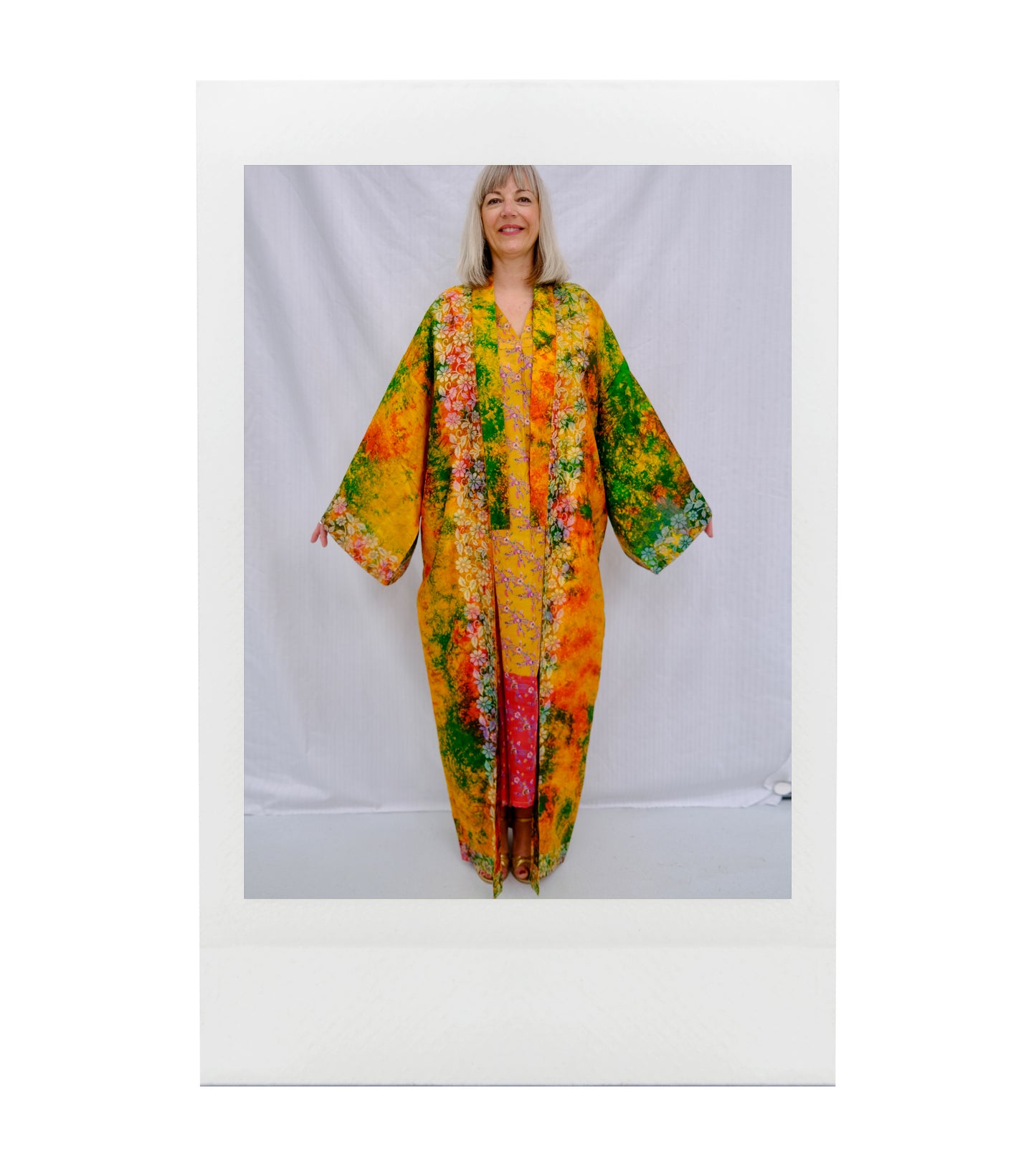 COCHIN Kimono japonais soie recyclée