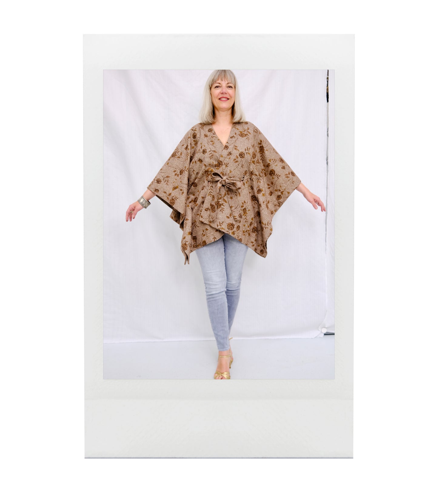 CARLA Kimono lainage fantaisie