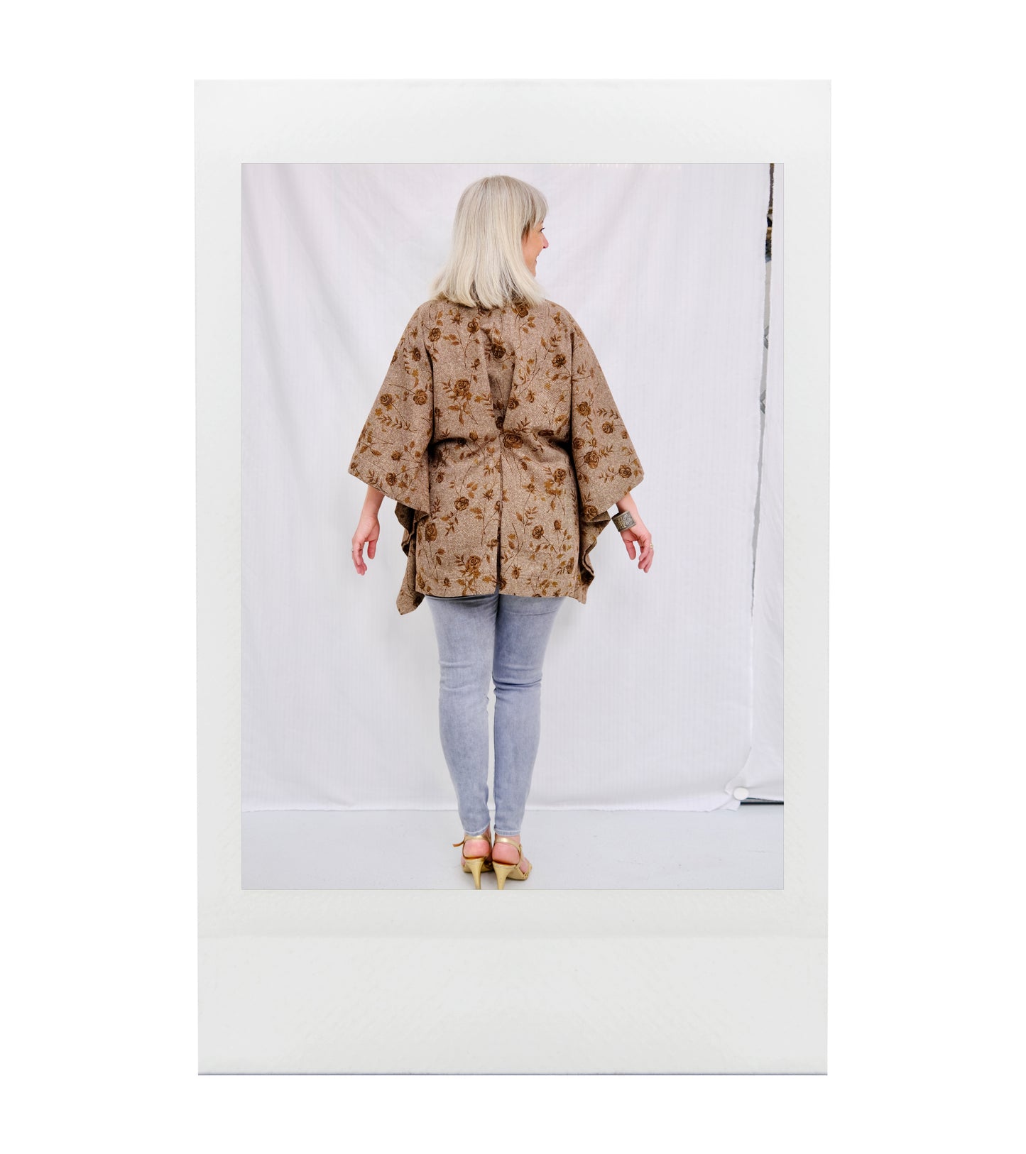 CARLA Kimono lainage fantaisie
