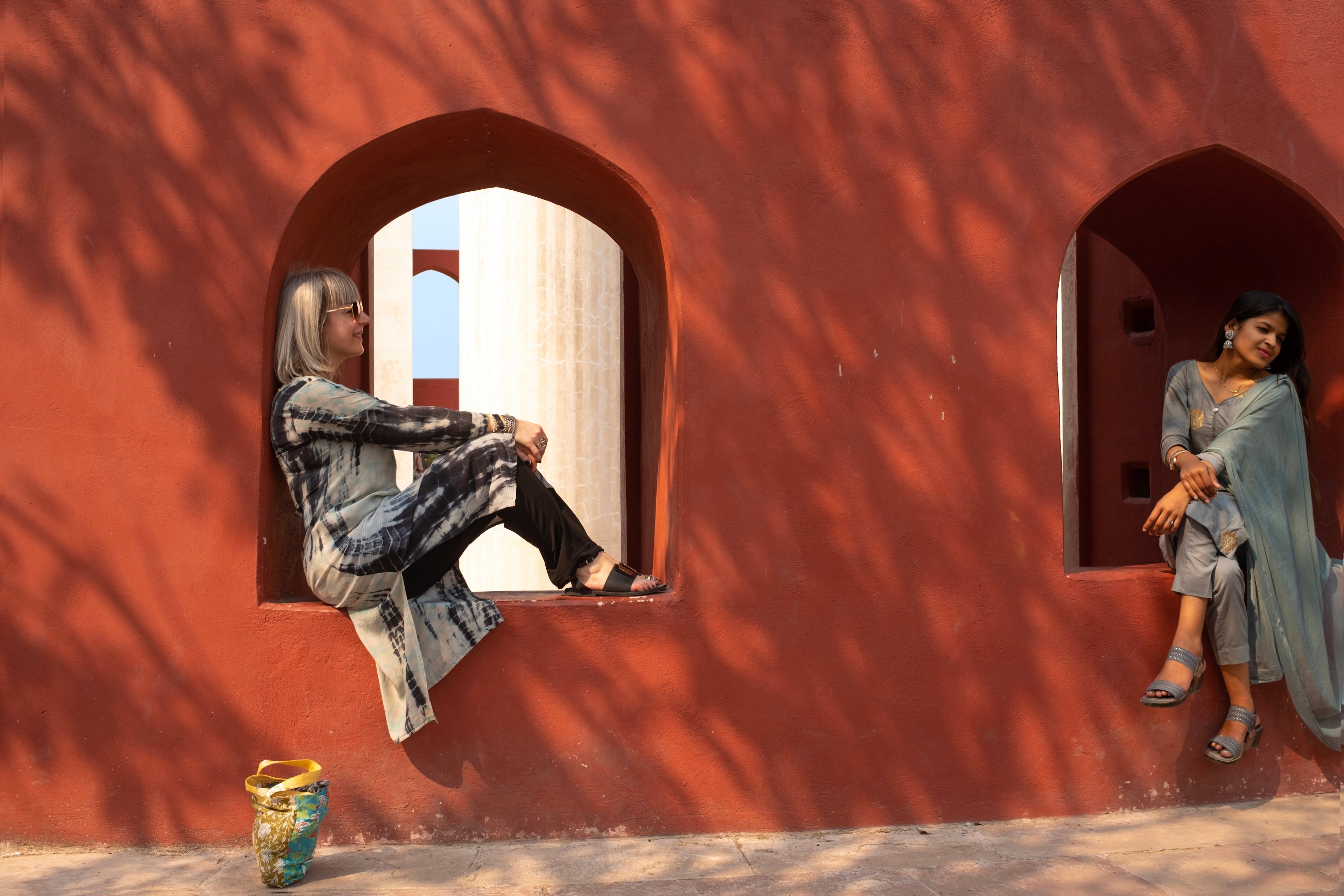 Je vais en Inde pour sélectionner des saris et créer ma collection