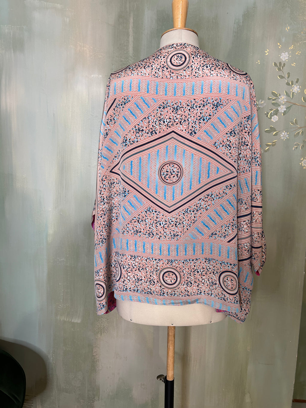 KIMONO REVERSIBLE MIX SOIE