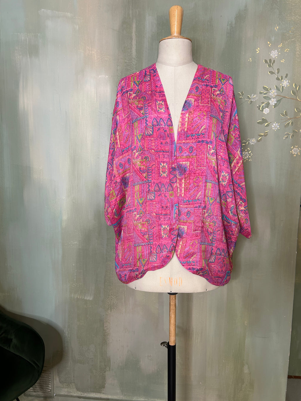 KIMONO REVERSIBLE MIX SOIE
