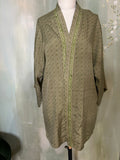 KIMONO MI-LONG MIX SOIE