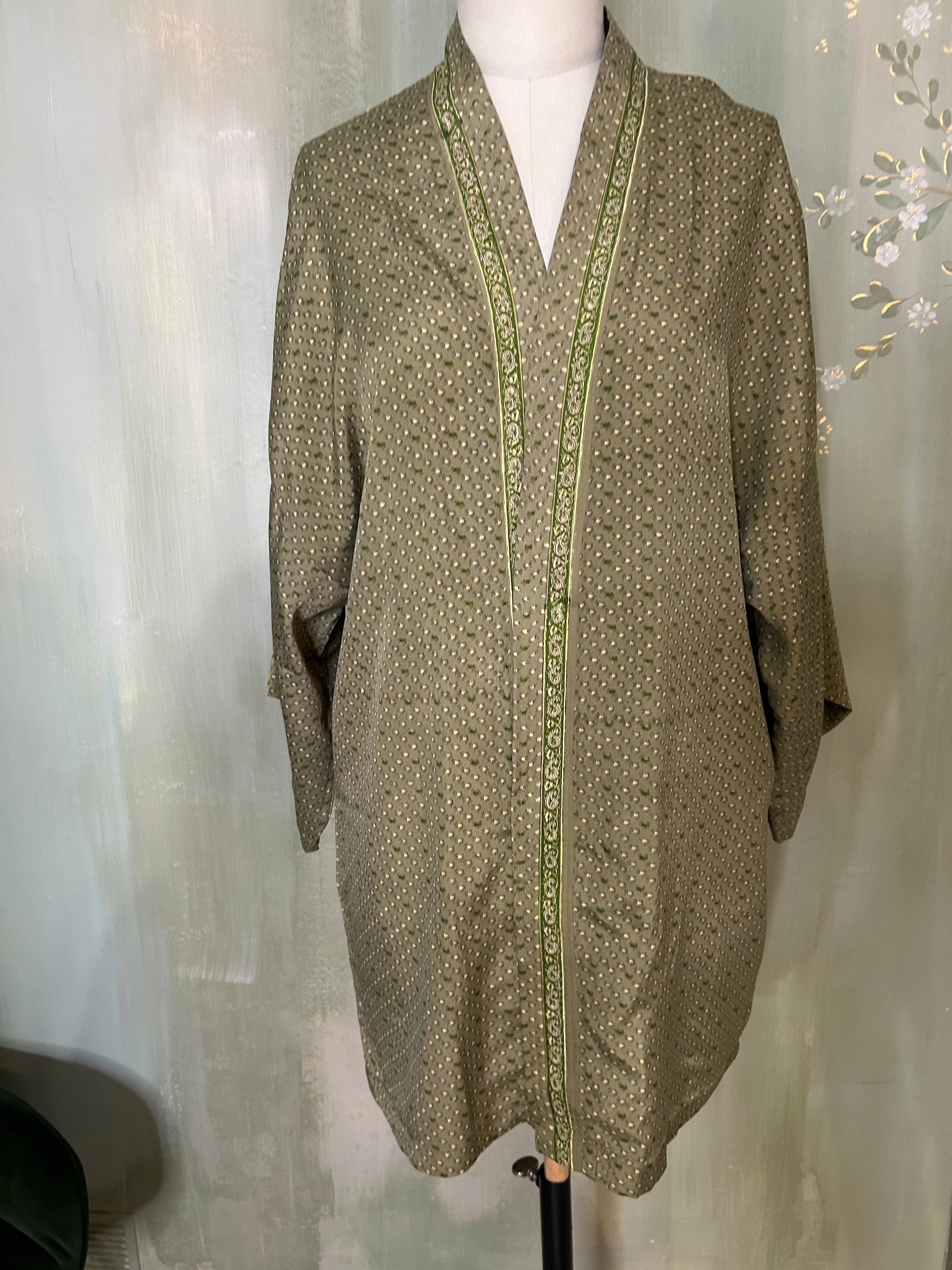 KIMONO MI-LONG MIX SOIE