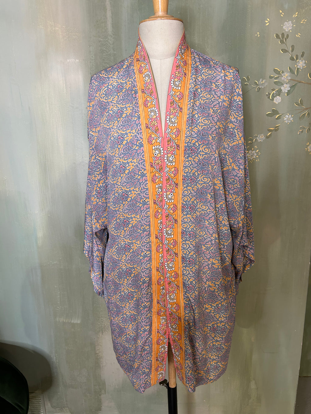 KIMONO MI-LONG MIX SOIE