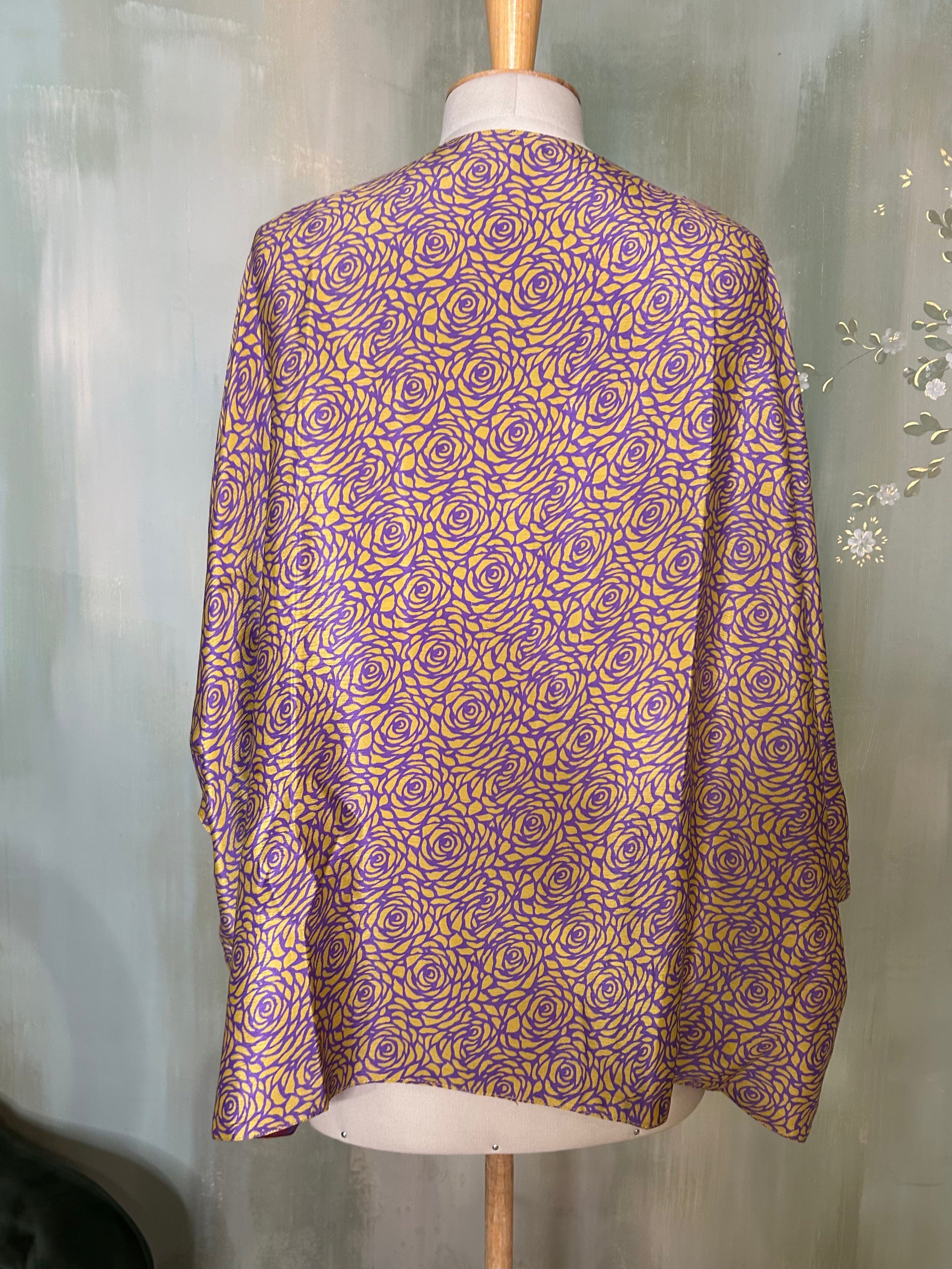 KIMONO REVERSIBLE MIX SOIE