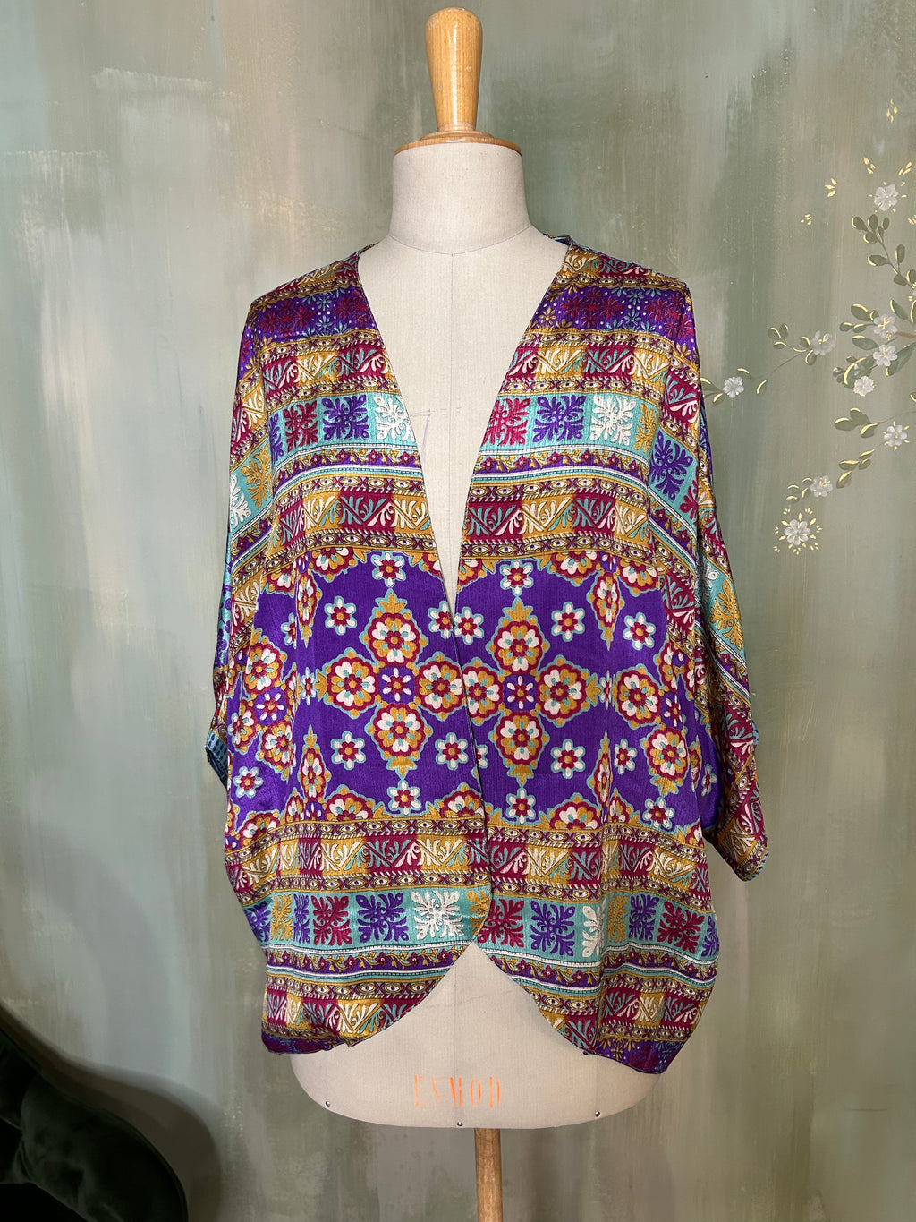 KIMONO REVERSIBLE MIX SOIE