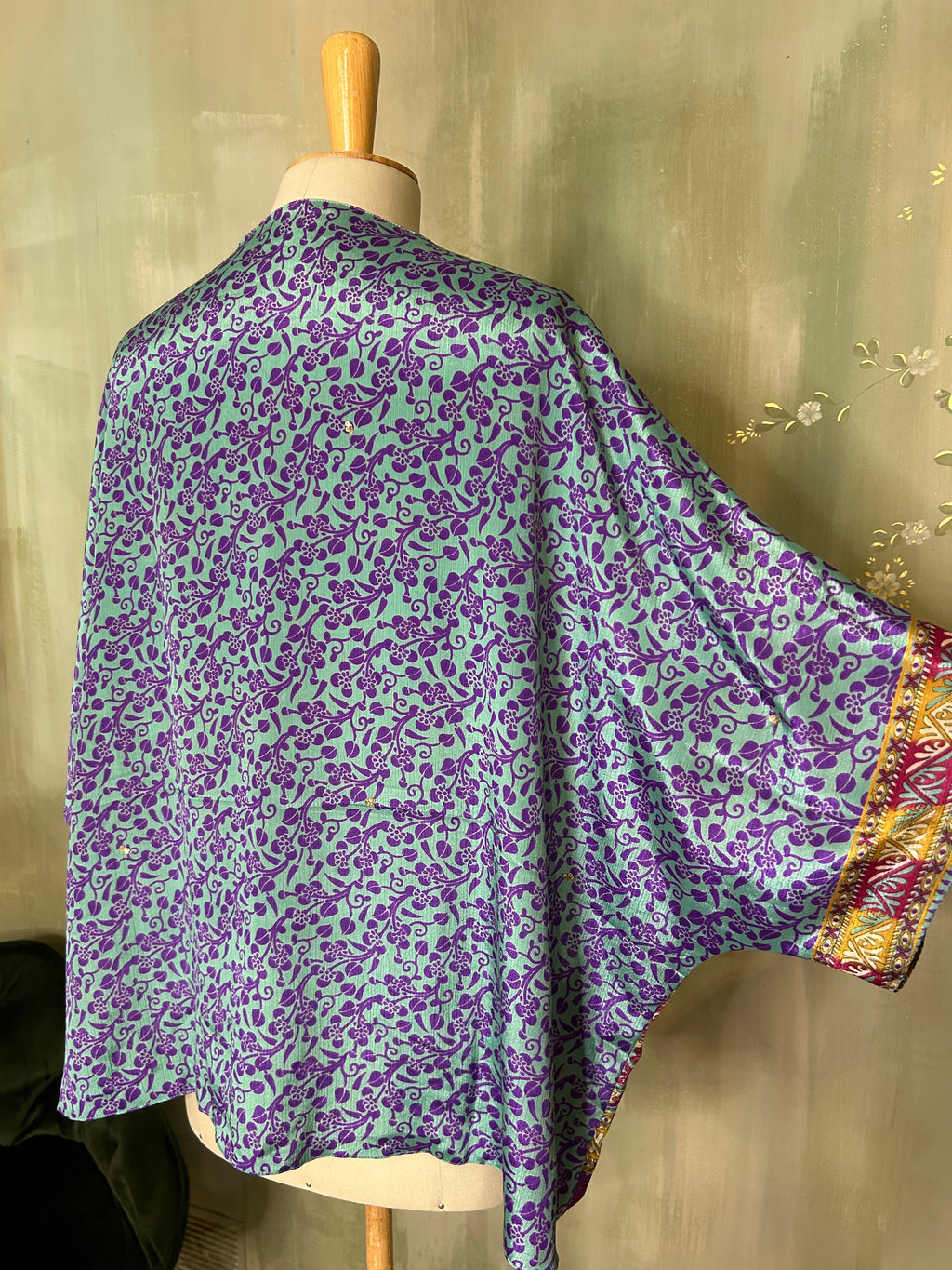 KIMONO REVERSIBLE MIX SOIE