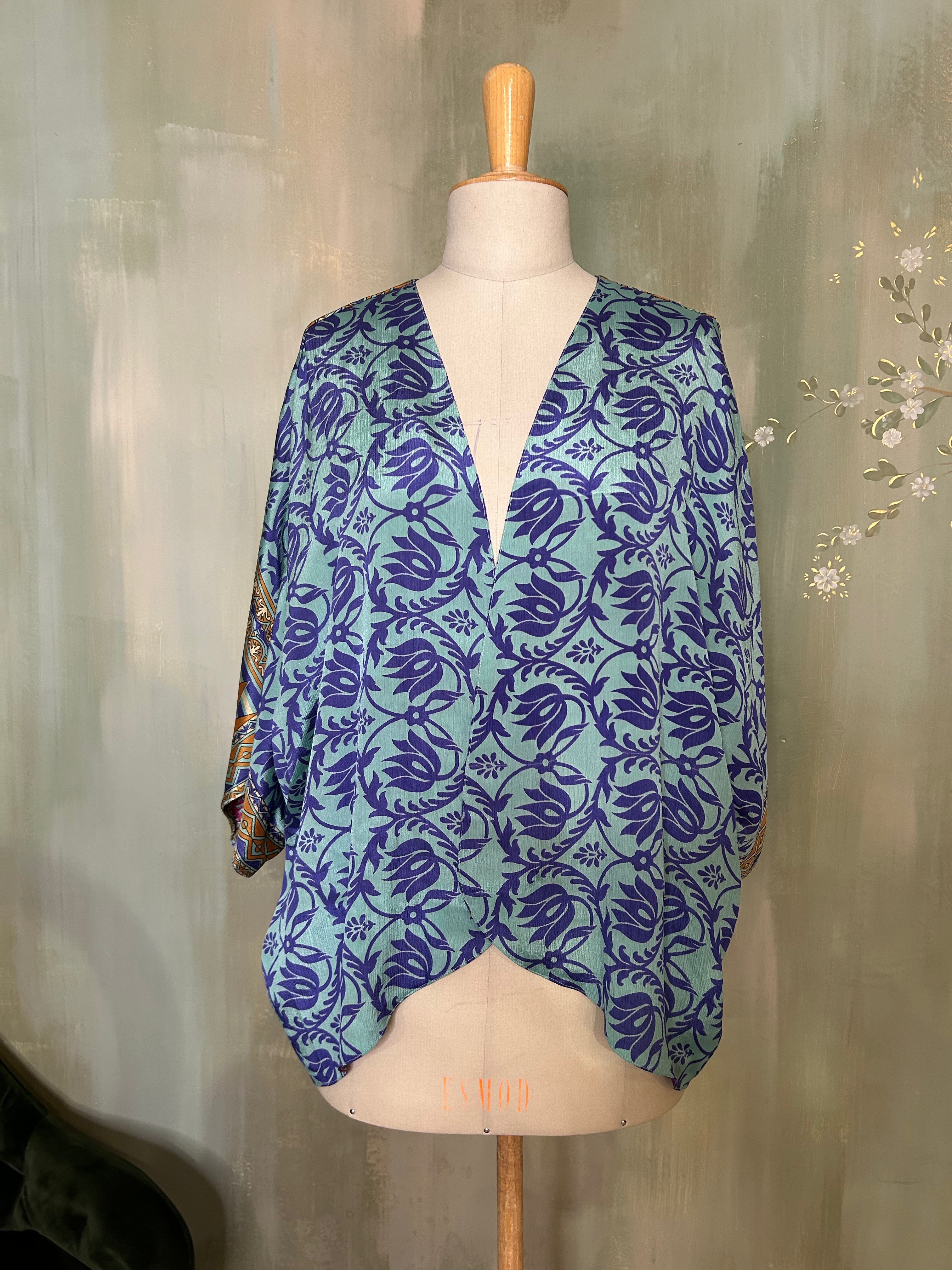KIMONO REVERSIBLE MIX SOIE