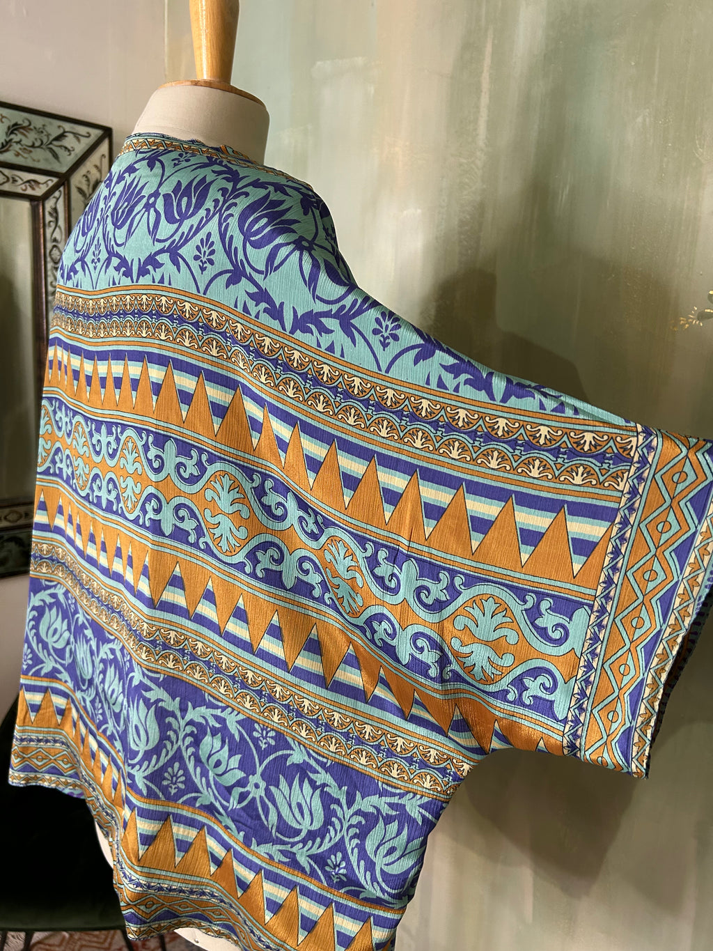 KIMONO REVERSIBLE MIX SOIE