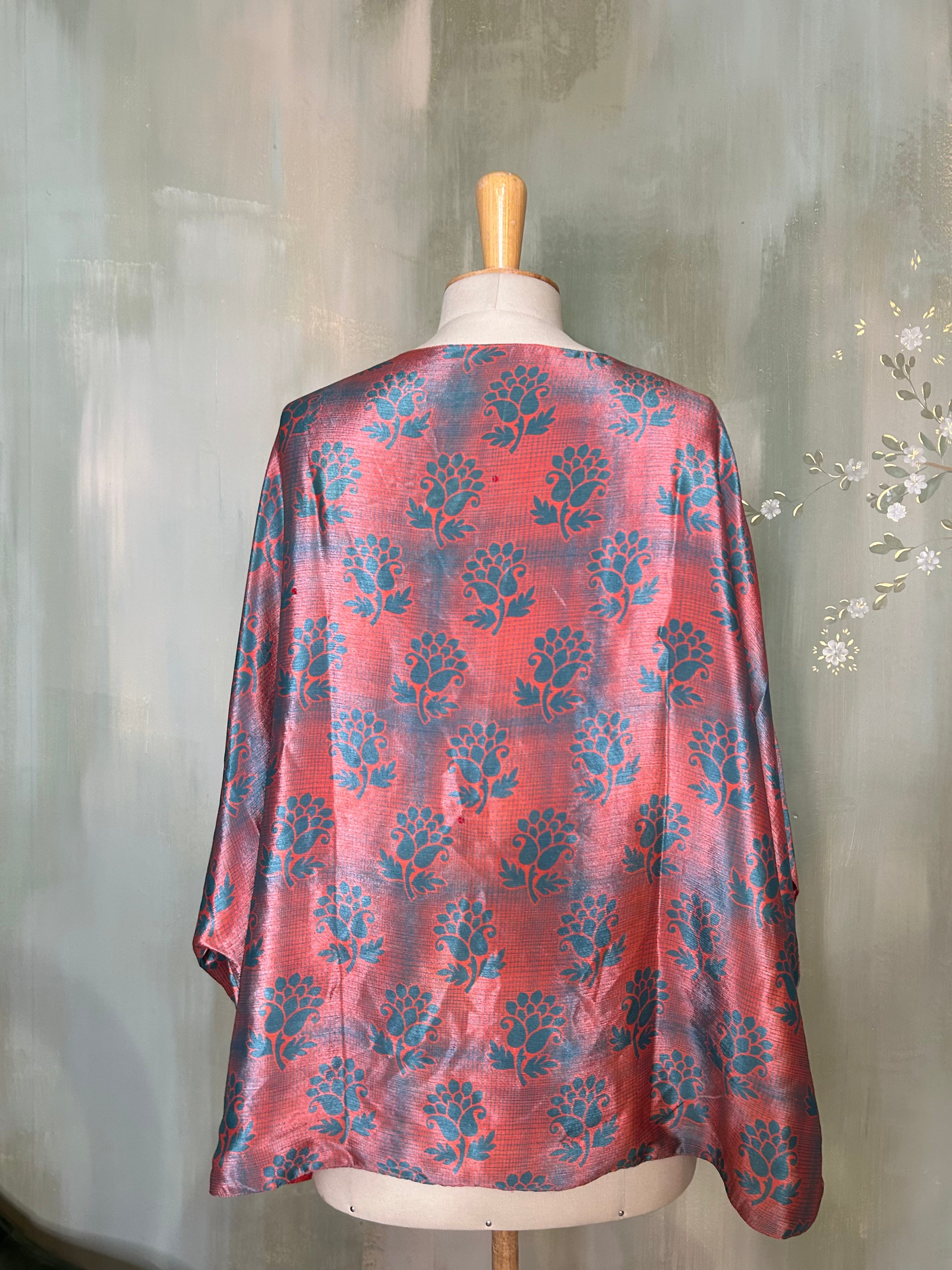 KIMONO REVERSIBLE MIX SOIE