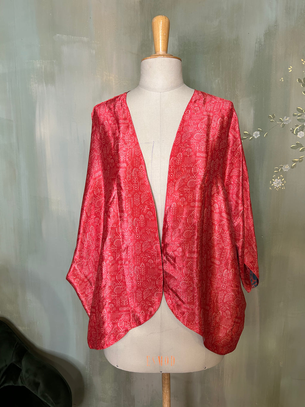 KIMONO REVERSIBLE MIX SOIE
