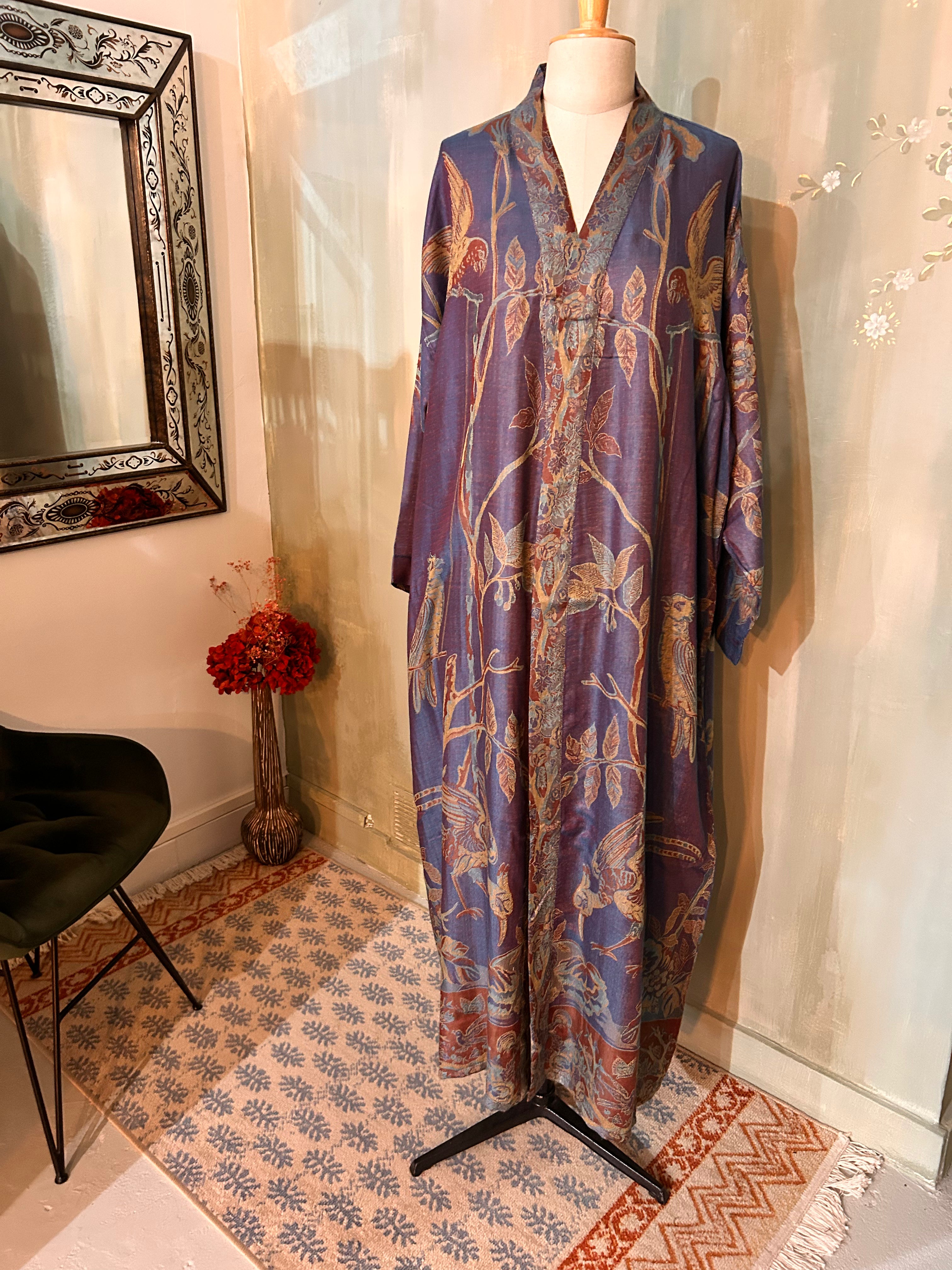 Kimono réversible cachemire & soie de bambou