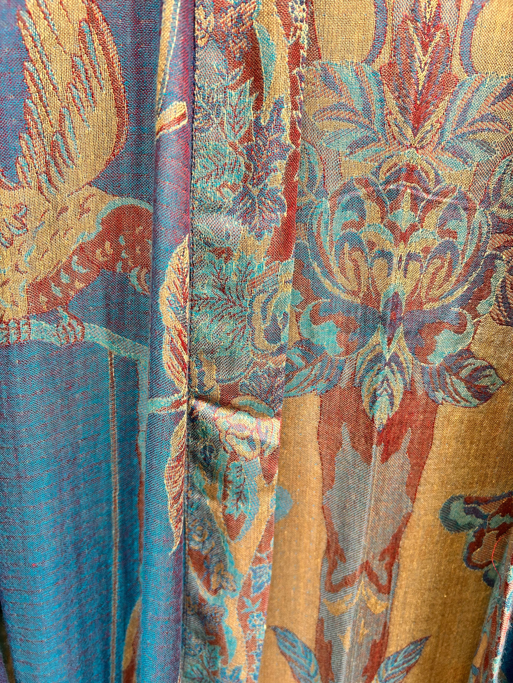 Kimono réversible cachemire & soie de bambou