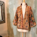Kimono-veste réversible soie vintage