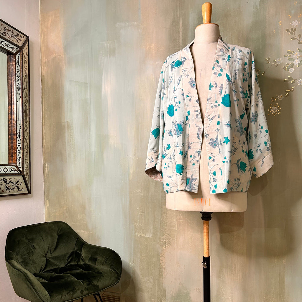 SAKI Veste/Kimono en sari en soie vintage