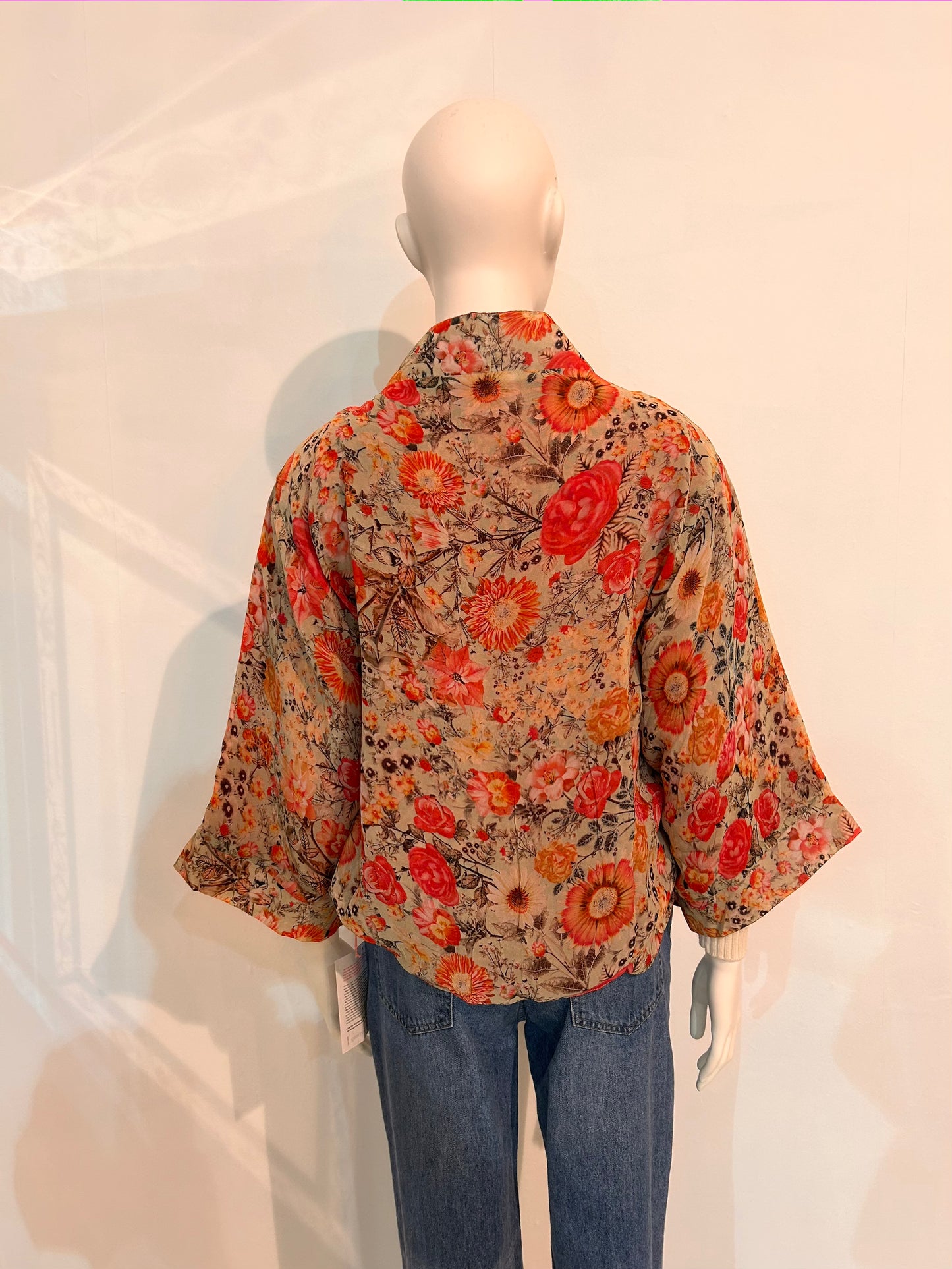 AVATARA KIMONO/VESTE REVERSIBLE EN SOIE