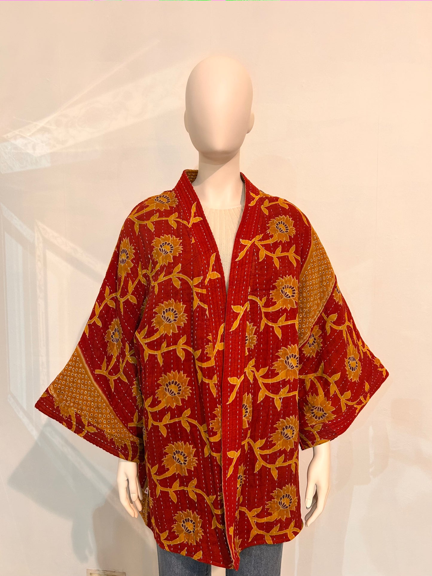 BINDI KIMONO MI-LONG EN KHANTA