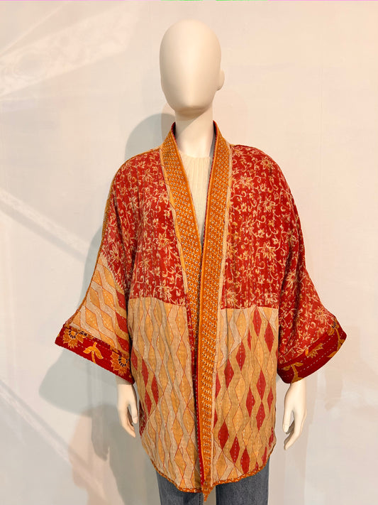 BINDI KIMONO MI-LONG EN KHANTA