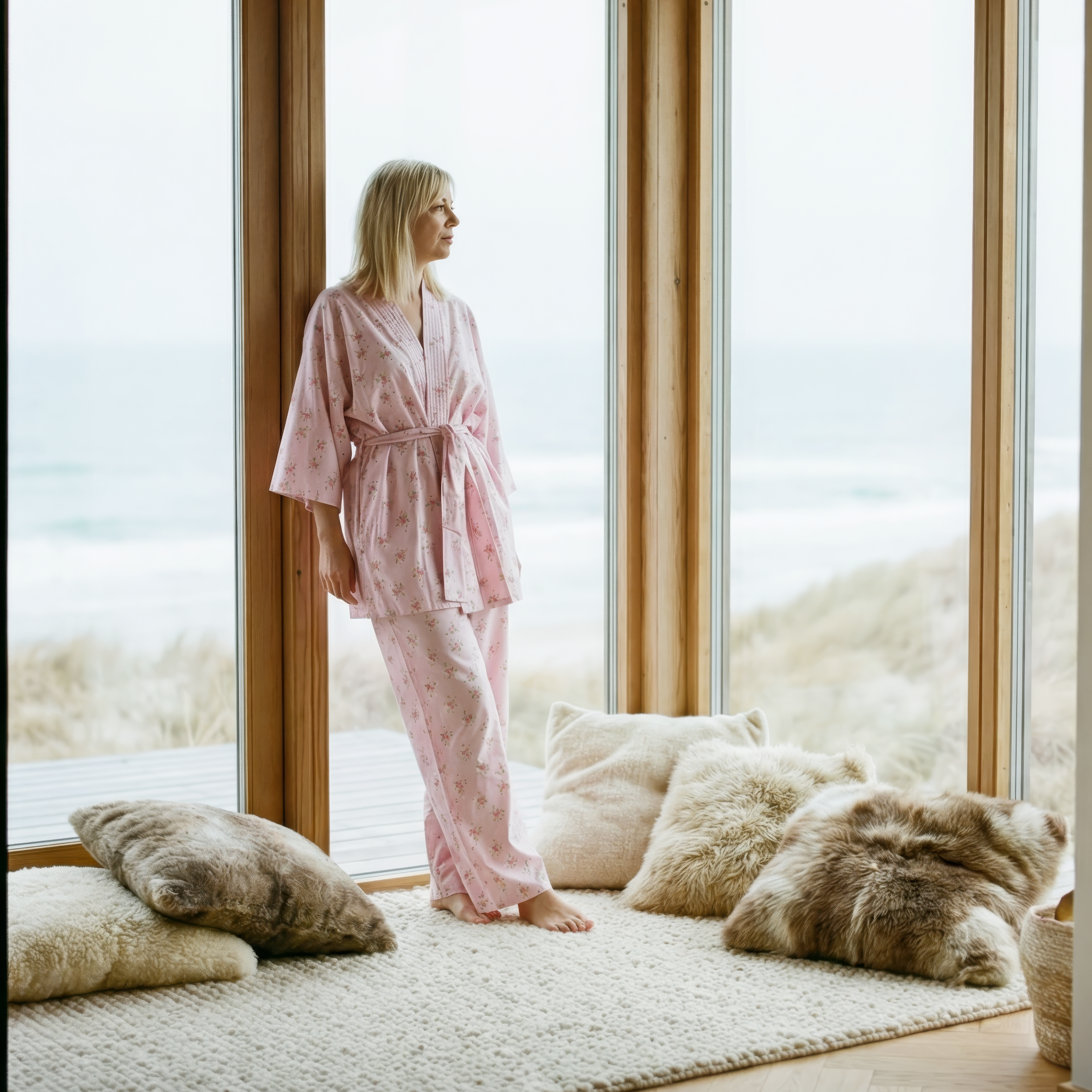 SAKURA Ensemble en coton imprimé liberty